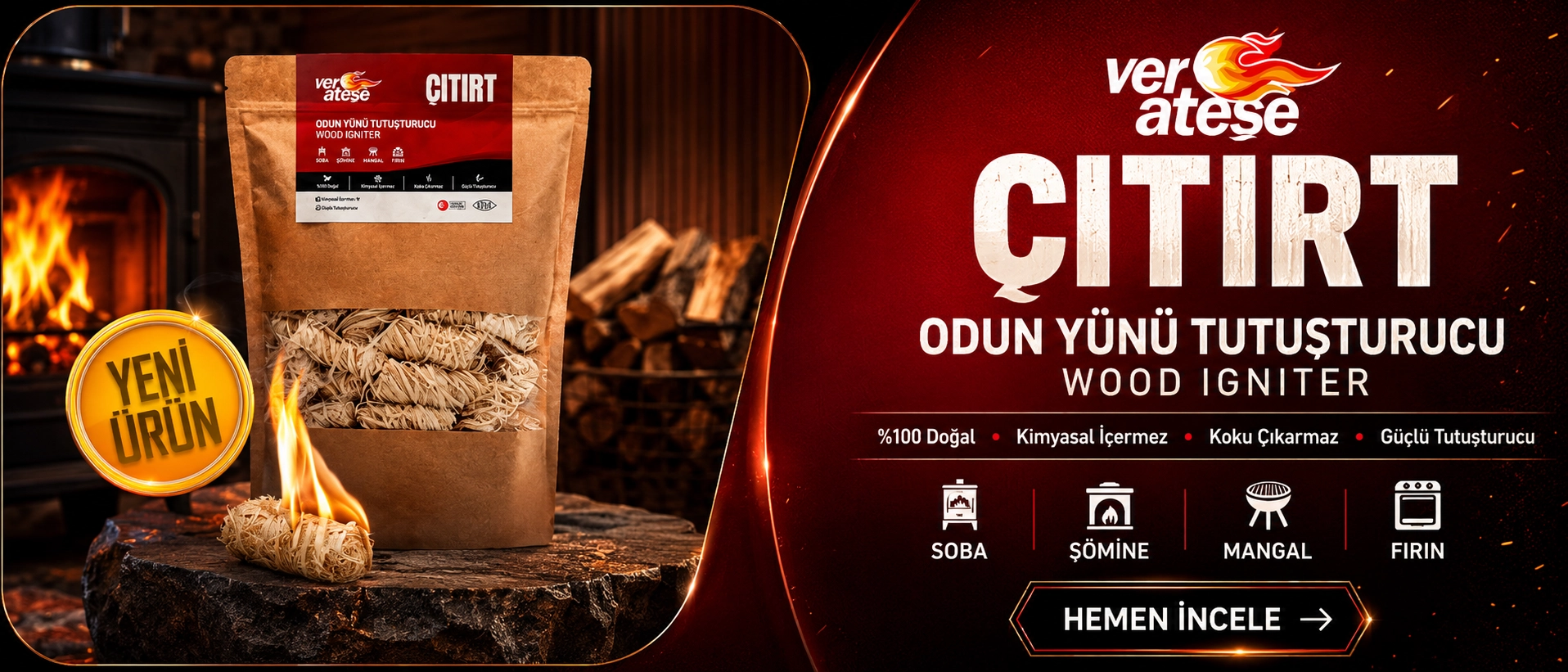 Kayseri Döküm Kuzine Şömine Barbekü